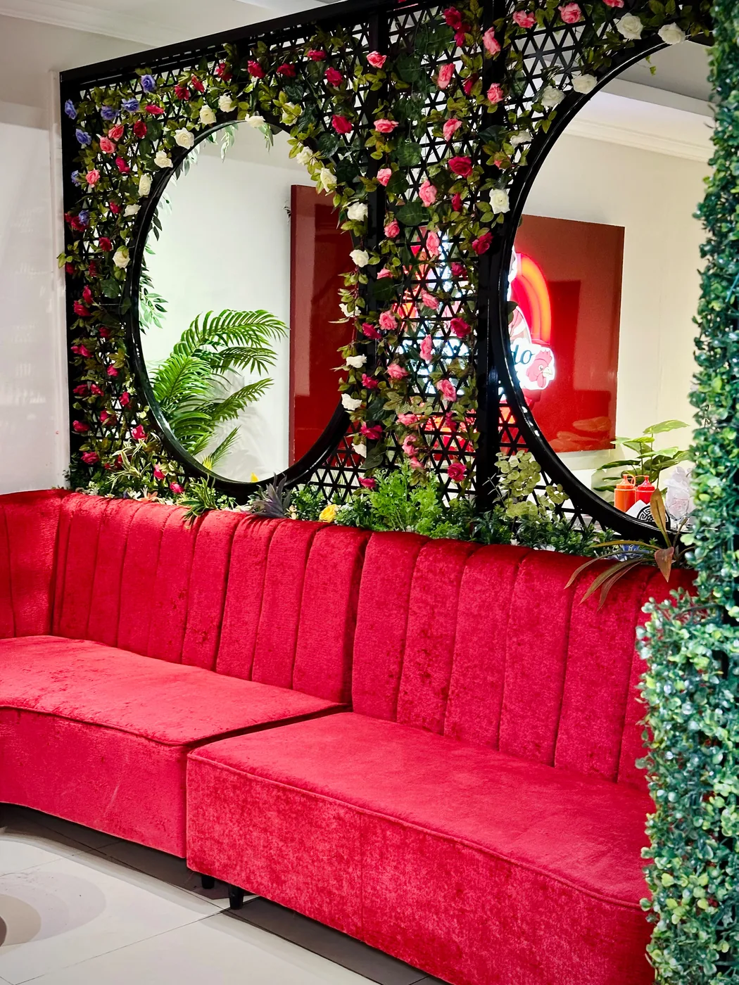 Plush Velvet Lounge